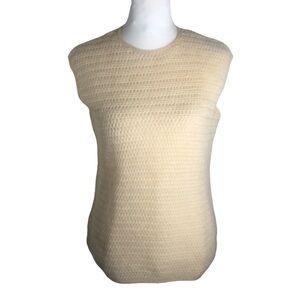 Vintage Pilot Clothing Co 100% wool sleeveless sweater vest Portugal Sz Medium